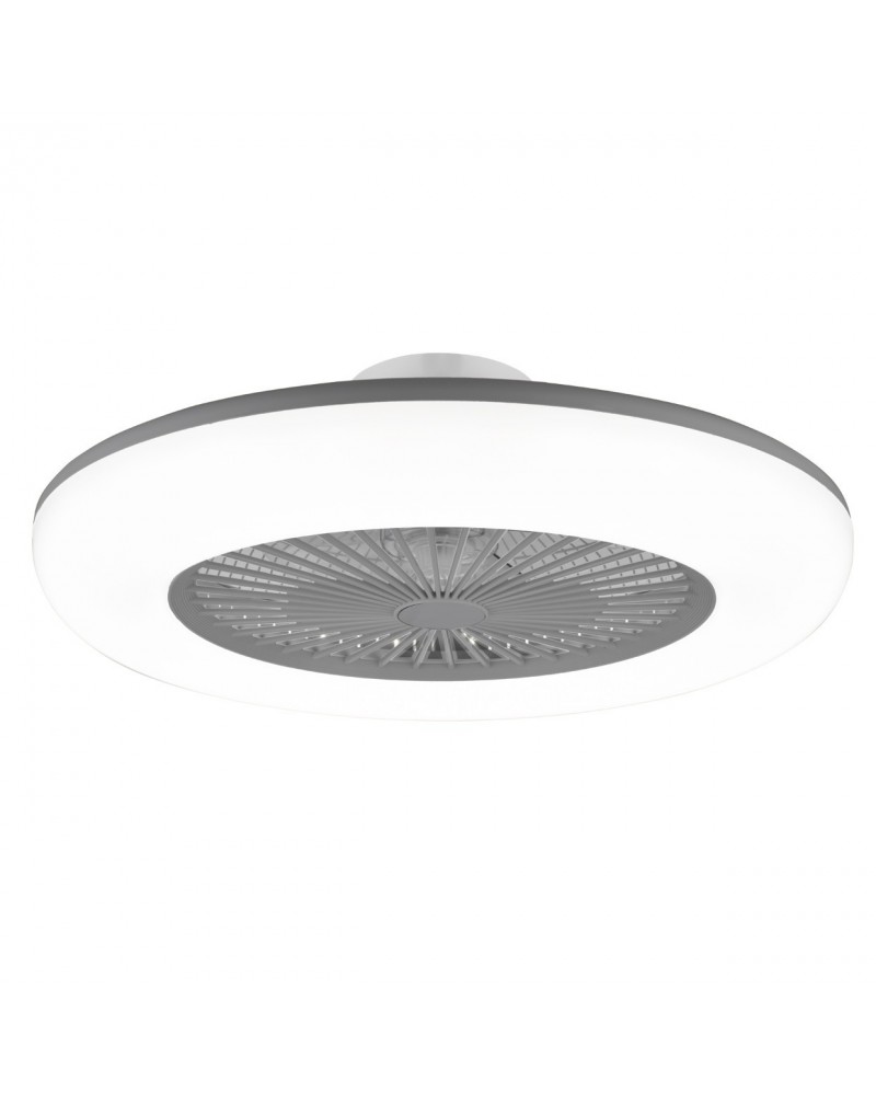 Gray finish acrylic ceiling fan 55cm LED 36W 3000-6000K