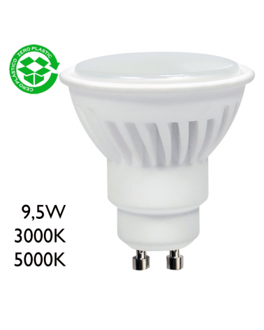 Spot Dicroica LED 9,5W GU10 120º 1000Lm.