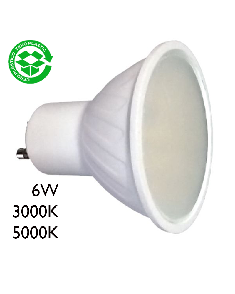 Spot LED 6W GU10 120º 550Lm.
