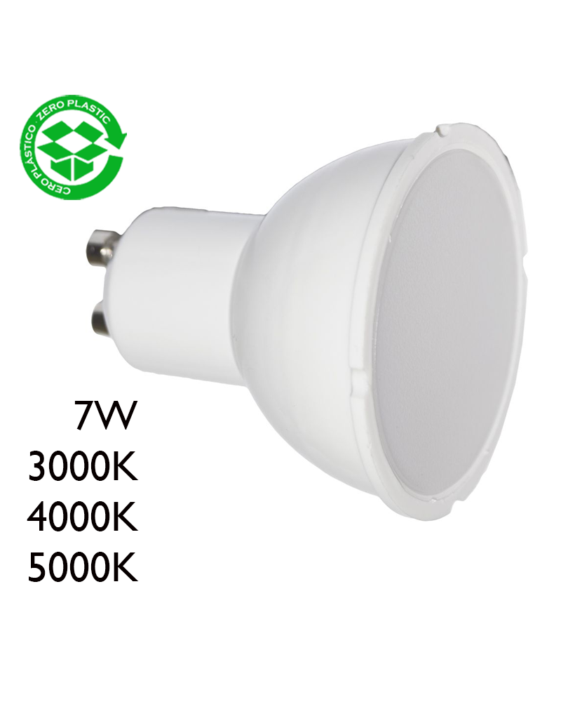 Spot LED 7W GU10 120º 650Lm.