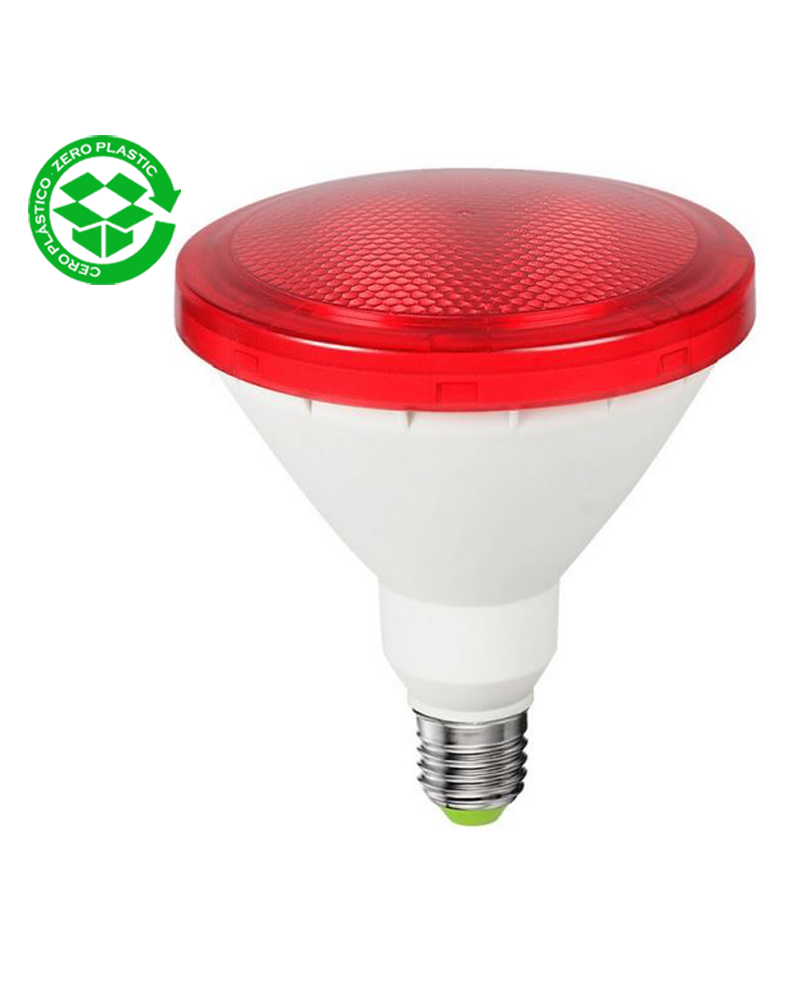 PAR38 LED 15W red bulb IP64 E27 1200Lm.