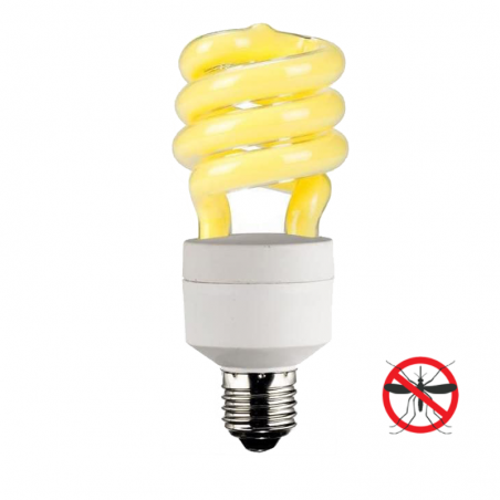 Spiral anti-mosquitoes light bulb low consumption 23W E27
