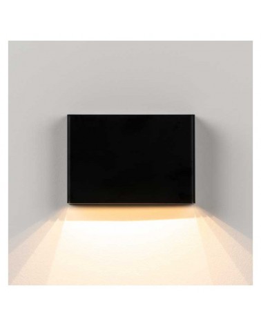 Customizable signage Wall lamp 13cm rectangular aluminum dimmable 1xG9 lower light