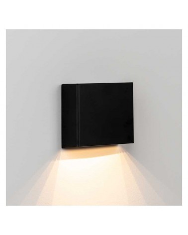 Customizable signage Wall lamp 13cm rectangular aluminum dimmable 1xG9 lower light