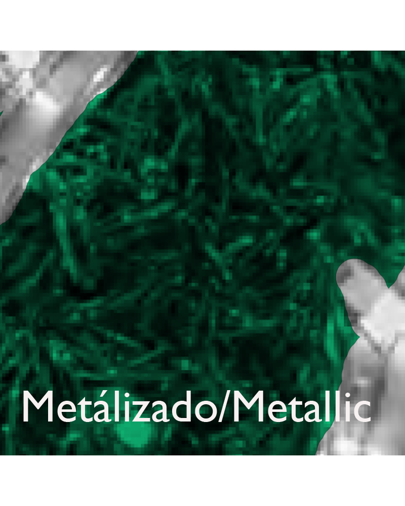 Metallic color tapestry 25 meters in various finishes, size 25x0,90m.