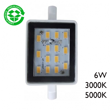 Lineal 78 mm. LED 6W R7S 120º 500 Lm