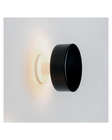 Round design wall lamp 12cm steel and aluminum dimmable LED 9.6W 2700K 893Lm