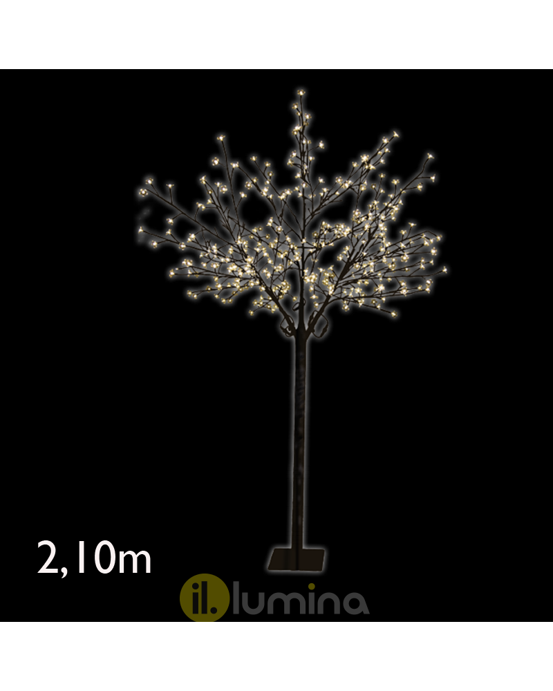 2.10 meter LED Winter Tree with 400 LEDs of warm light IP44 low voltage 24V