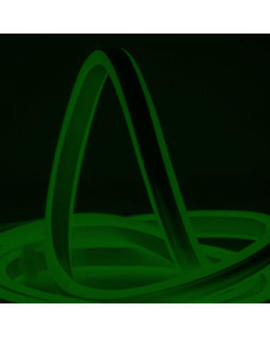 Bobina 50m hilo MINI NEON LED doble cara 360º, 120 leds x metro IP65 230V