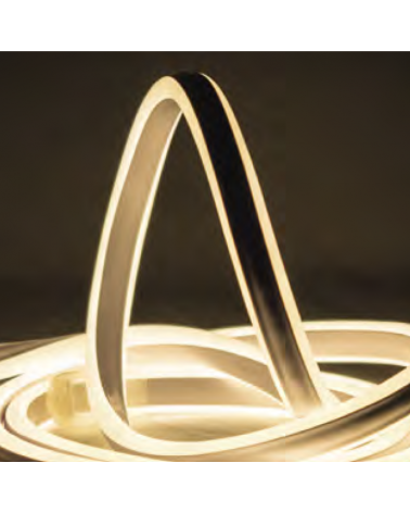 Roll of 50 meters MINI NEON LED double sided 360º wire, 120 leds per meter IP65 230V