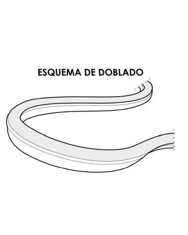 Mini Neon led tube light 50 meter, 120 leds x meter with 6.000 leds waterproof IP65 230V