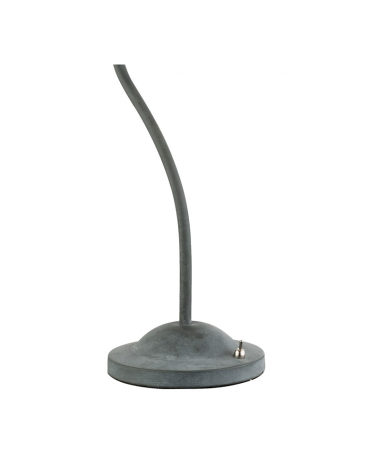 Desk lamp 45cm max. 40W E14 in cement-look grey metal finish