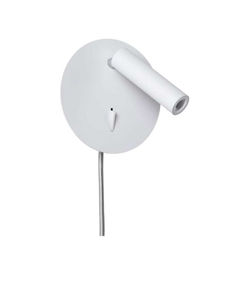 Metal wall light white finish direct light LED 3,2W 3000K