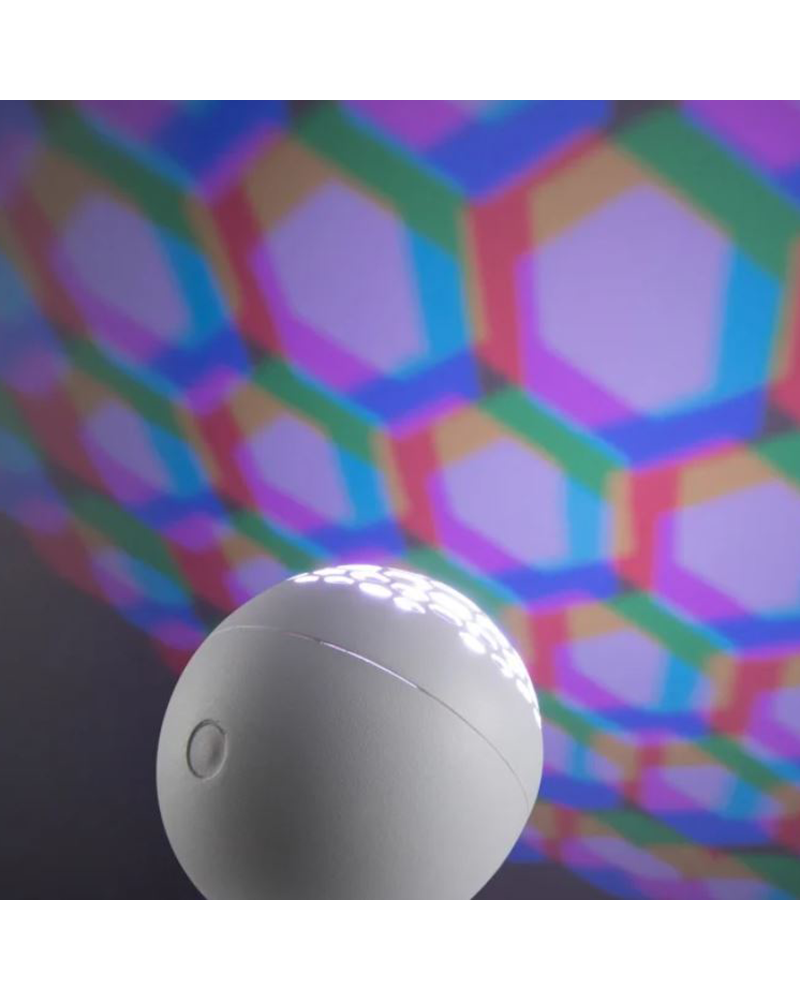 Lámpara de mesa o de pared LED blanca 6W 300Lm con efectos de luz decorativos