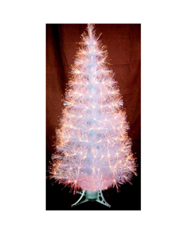 Transparent fiber optic Christmas tree 180 cms.