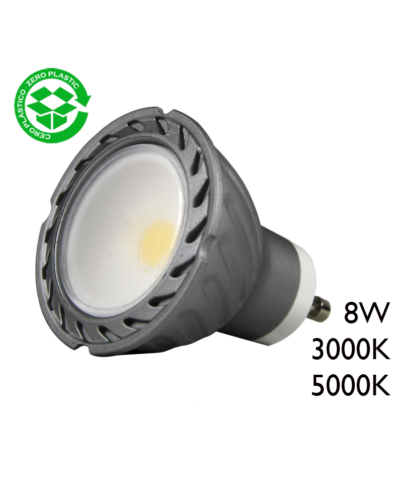 Spot LED 8W GU10 100º 750Lm.
