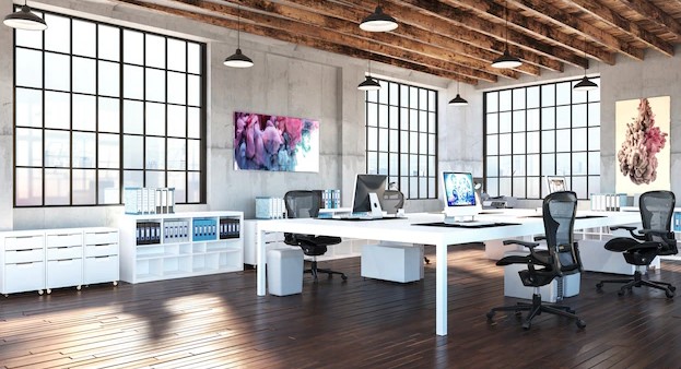 foto oficina iluminacion