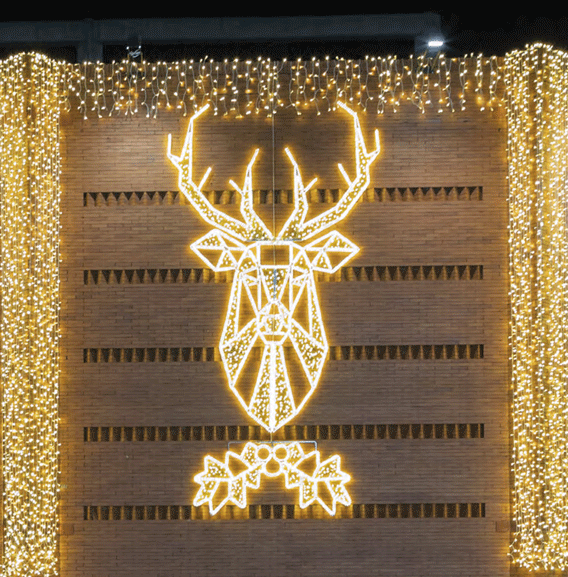 iluminación de Navidad en fachadas 