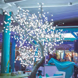 arbol luminoso Navidad