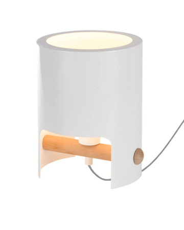 lampara de mesa blanca iluminación salón comedor lampara de pie