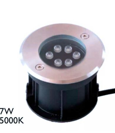 Foco sumergible de empotrar sumergible 10cm de diámetro IP68 LED 7W 5000K 12V