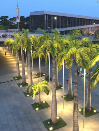 Empotrable de suelo LED 10cm 3W IP65 aluminio gris luz cálida