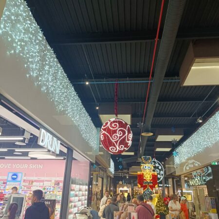 escaparates luces de navidad comercio