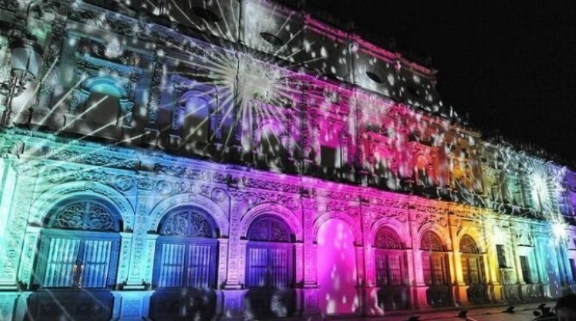 colores multicolor edificio