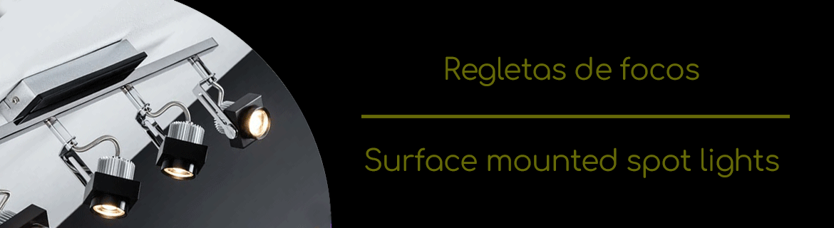 Surface mounted spot lights