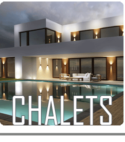 iluminación de chalets