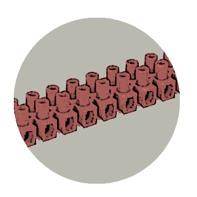 Regletas de conexión, bridas, fusibles