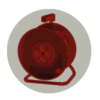 Enrollacables y alargaderas